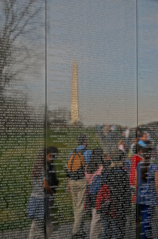 Reflecting on the Wall - ID: 8451536 © Clyde Smith