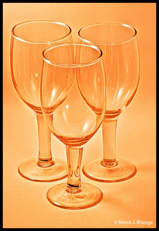 3 glasses