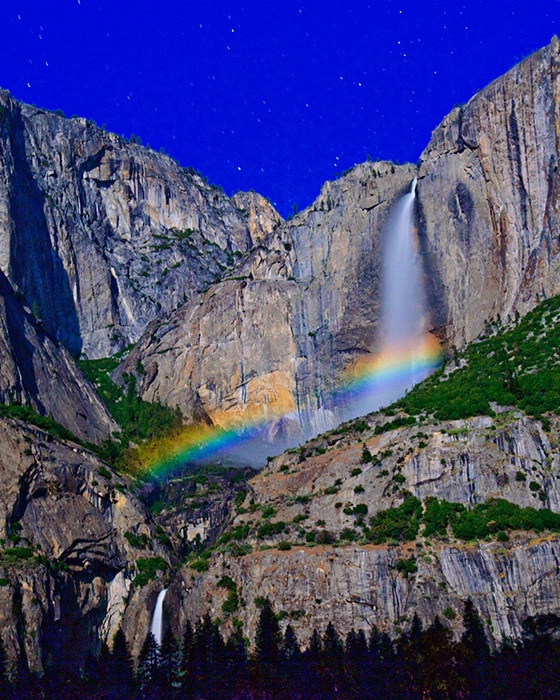 Moonbow at Yosemite Falls