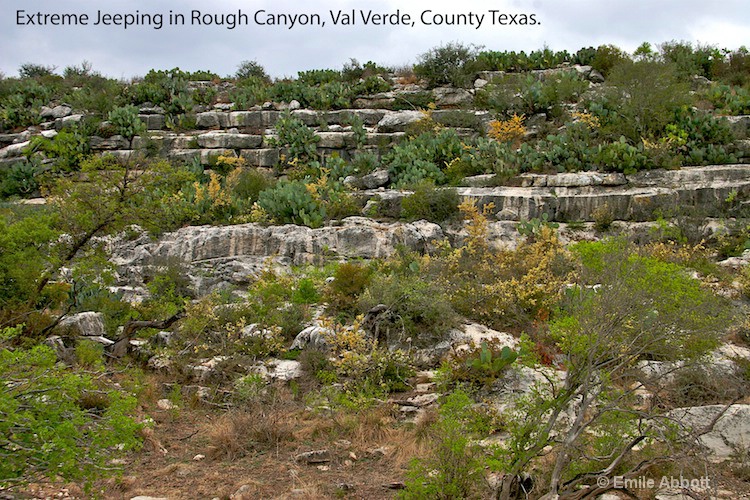 Terrain in Rough Canyon, Val Verde Co. Texas - ID: 8509542 © Emile Abbott