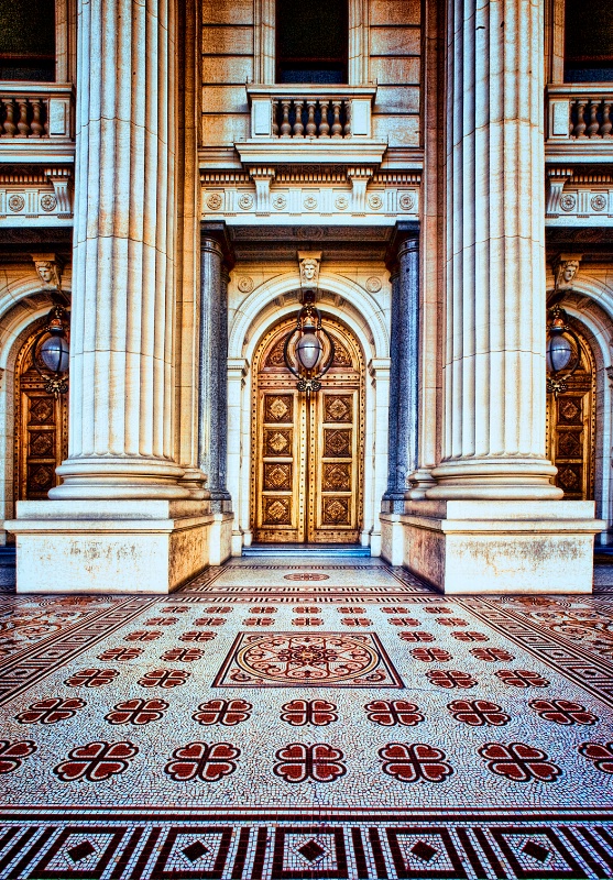 Door to Parliament