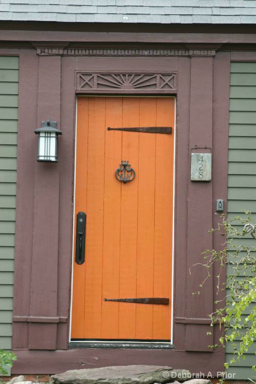 orange door - ID: 8524644 © Deborah A. Prior