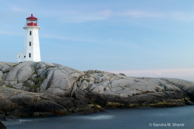 Lighthouse Peggy's Cove Nova Scotia - ID: 8529313 © Sandra M. Shenk