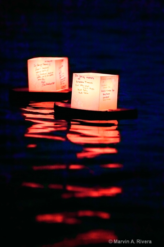 Lanterns Floating