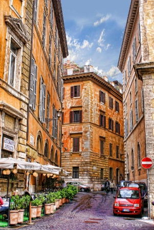 Rome Side Street Re-worked