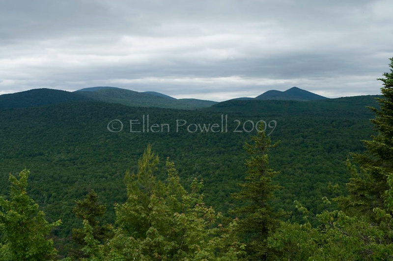 Looking west from atop Owl's Head Mt.