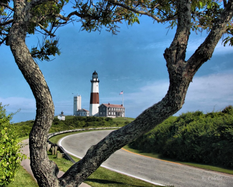 Framed Montauk Lighthouse