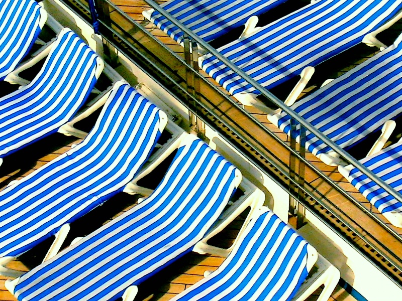 Striped chairs