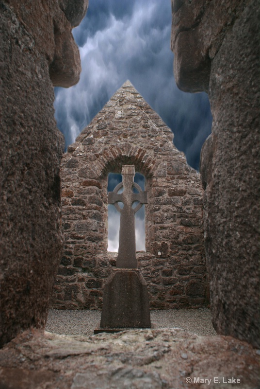Old Church , Clonmacnoise, Ireland