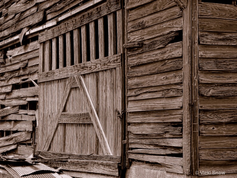 "A" Broad side of a Barn