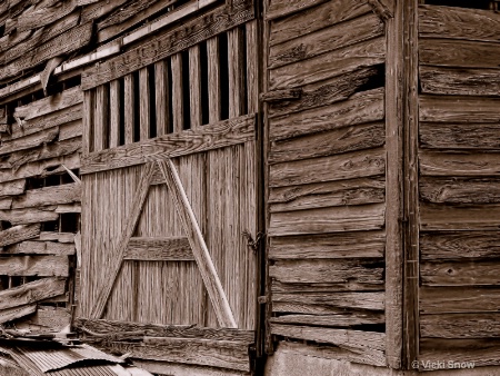 "A" Broad side of a Barn