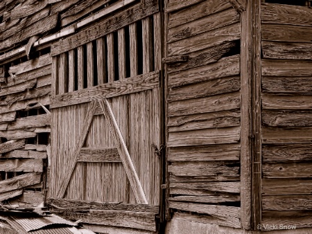 "A" Broad side of a Barn