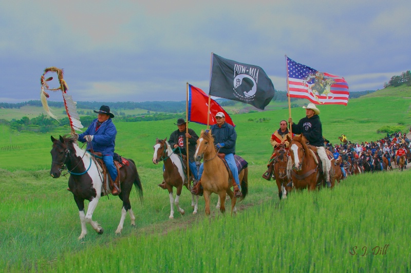 Crazy Horse Riders 09,  Color Guard 