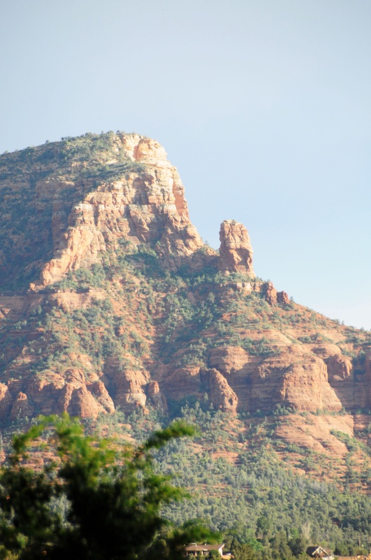 SUN ON FORMATION AT SEDONA, AZ - ID: 8583861 © SHIRLEY MARGUERITE W. BENNETT