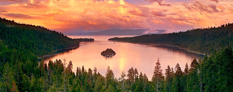 Emerald Bay Sunset  Lake Tahoe