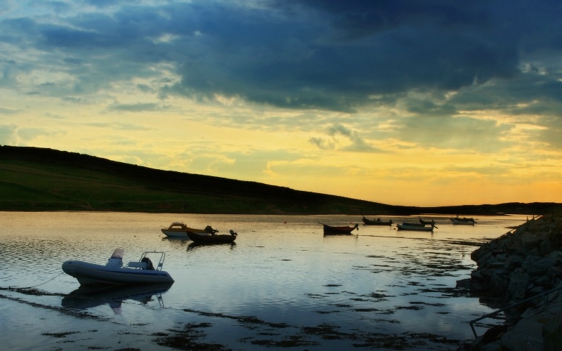 Sunset  Cliften, Galway.