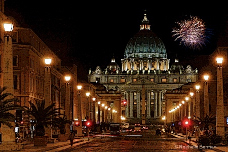 vatican fireworks