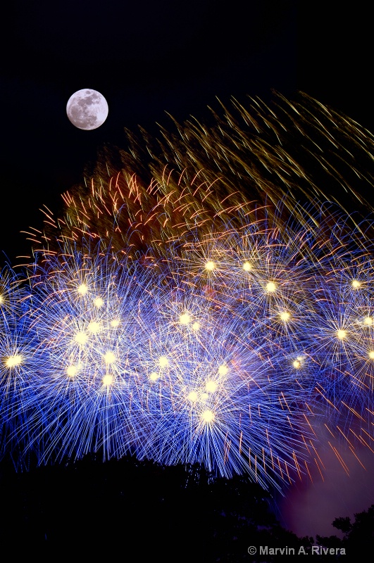 Moon Fireworks