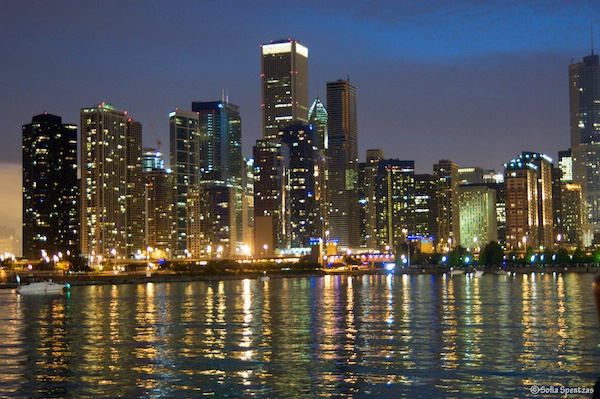 Chicago Lakefront at Night