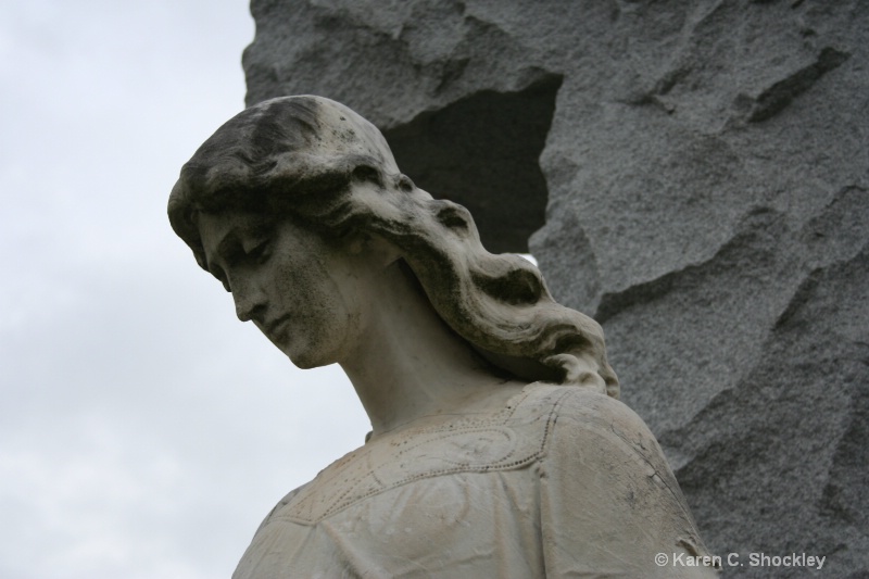 Detail, Monument, Rose Hill Cemetery
