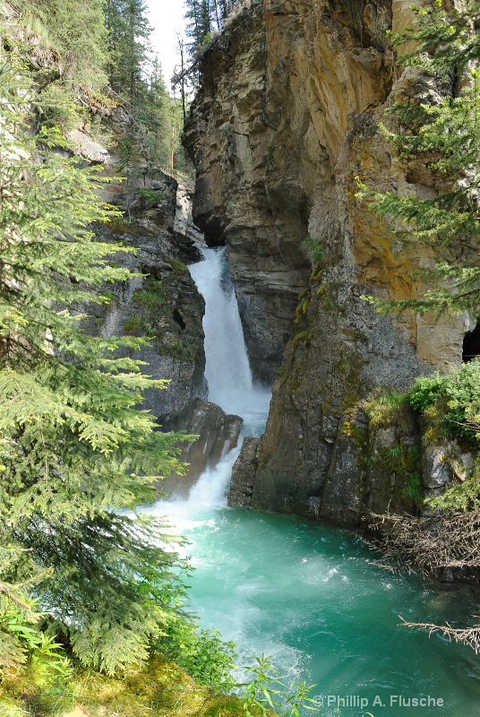 Waterfall and Creek - Johnson creek - Banff