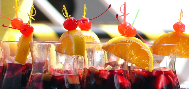 Sangria display