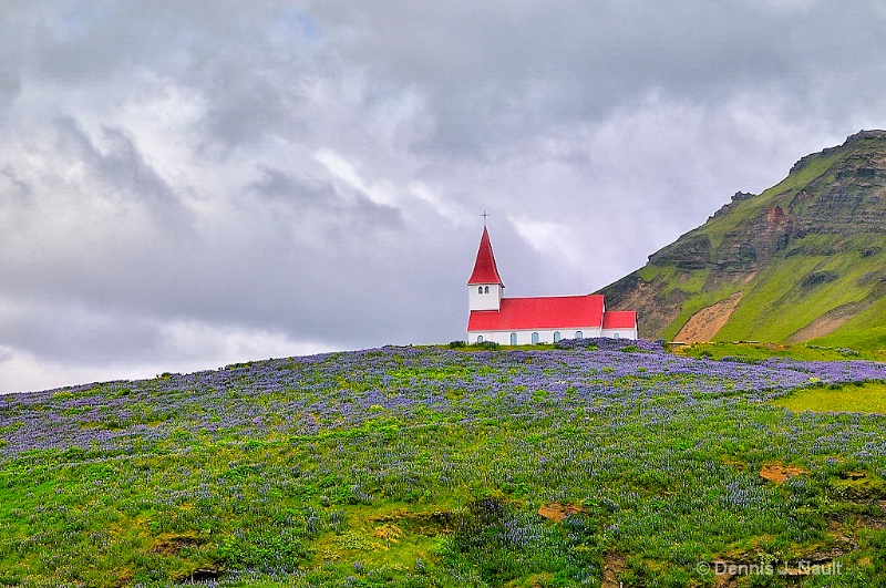 Country Church in Iceland