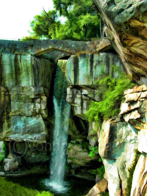 Waterfall at Rock City