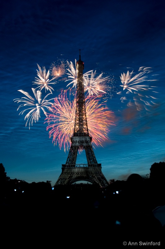 Bastille Fireworks I - ID: 8733001 © Ann E. Swinford