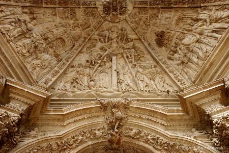 Astorga's Cathedral Entrance Archway