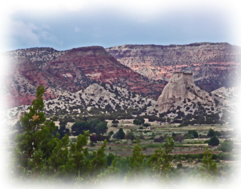 Mountains across from Jemez Pueblo, NM - ID: 8738205 © John M. Hassler