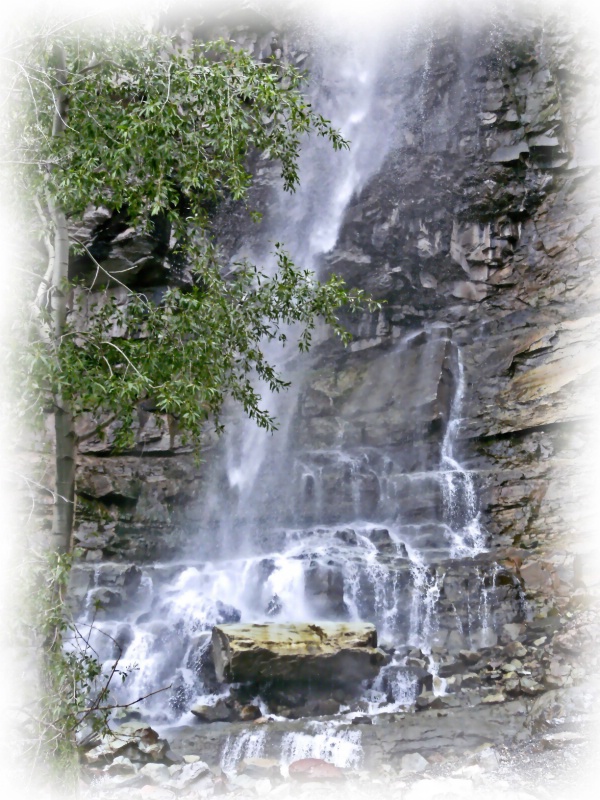 Bottom of Lower Cascade Falls, Ouray, CO - ID: 8738220 © John M. Hassler