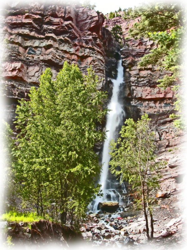Lower Cascade Falls, Ouray, CO - ID: 8738234 © John M. Hassler