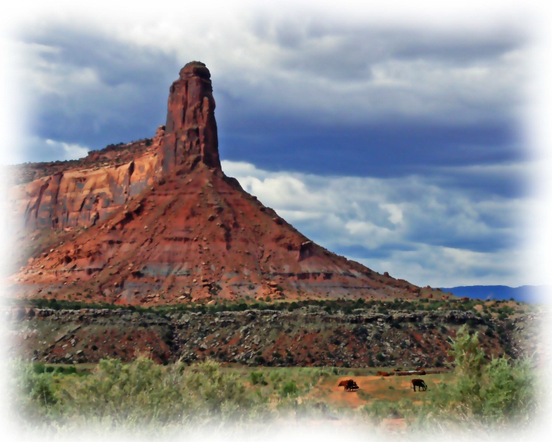 Pinnacle on the road to Canyonlands, UT - ID: 8738235 © John M. Hassler