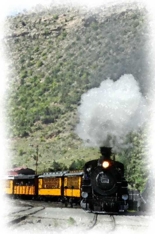 Durango - Silverton RR leaving Durango 1 - ID: 8738265 © John M. Hassler