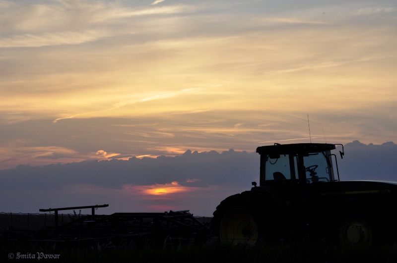 End of a Farmer's Day