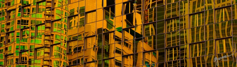 reflecting on buildings