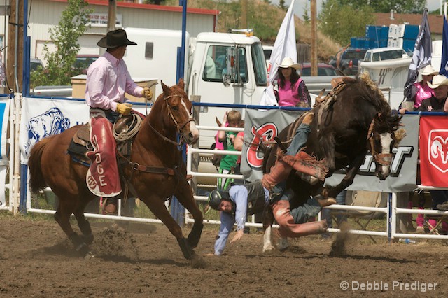 Buck Off at the rodeo