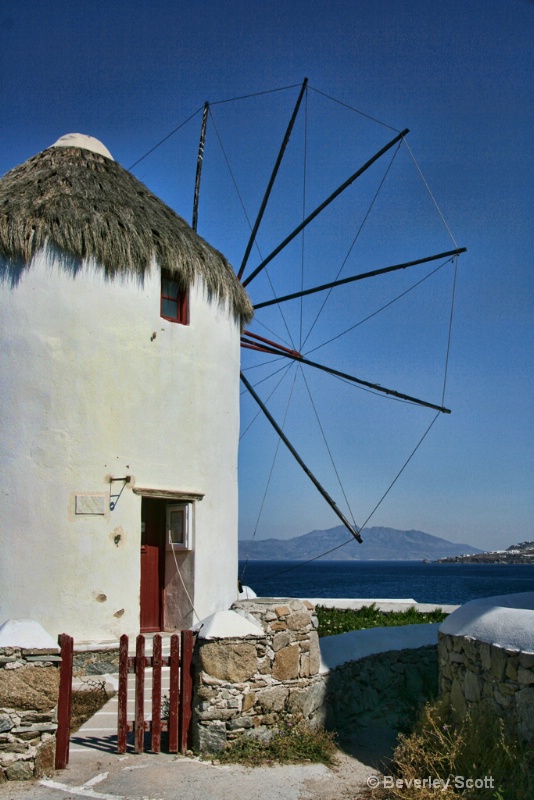 Greek Isle Windmill