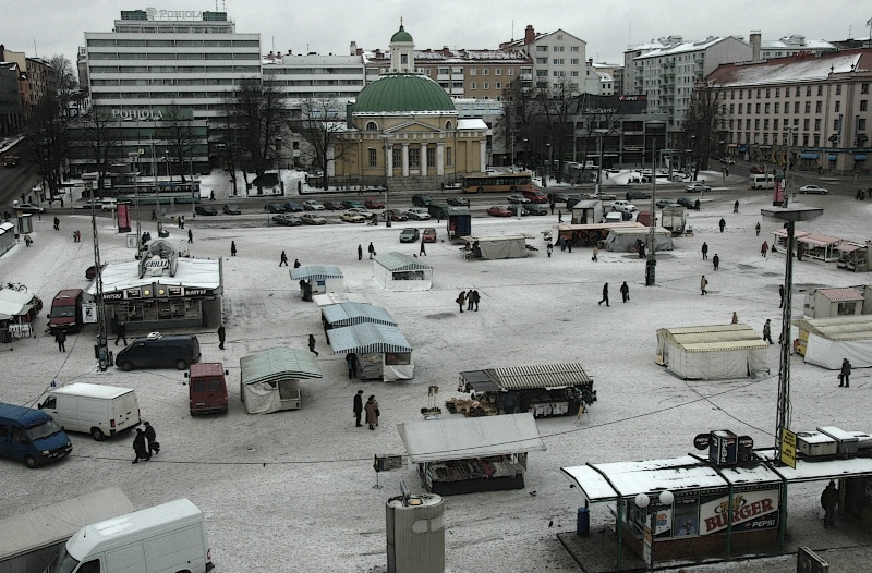 A winter scene in Turku