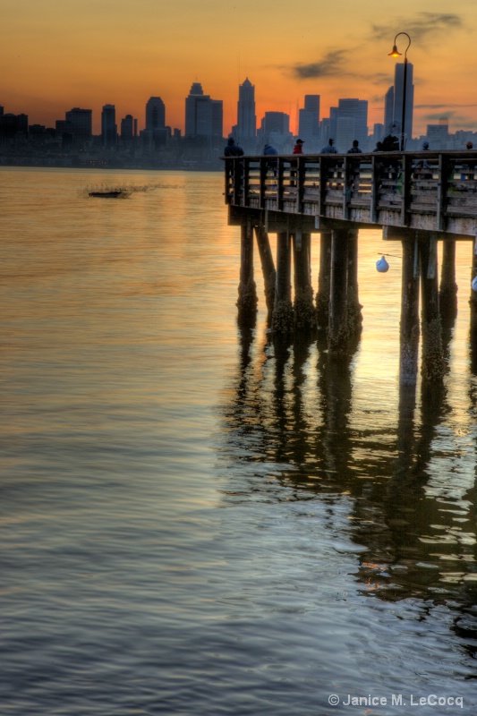 Seattle Sunrise #1 - ID: 8804074 © Janice M. LeCocq