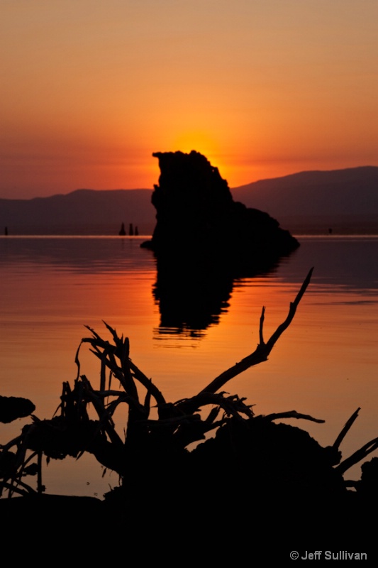 Mono Lake Dawn Silhouette