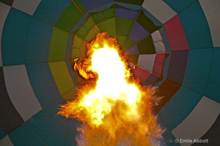 Fire in the balloon - ID: 8836345 © Emile Abbott