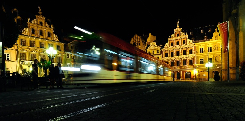 Waiting tram