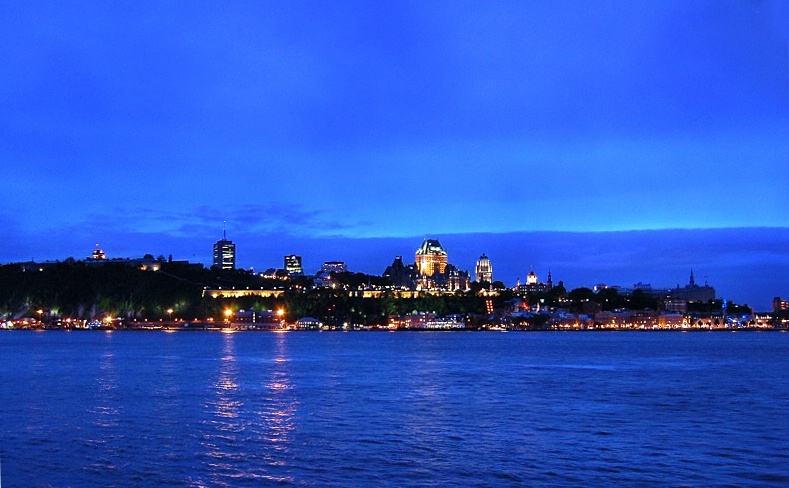 Quebec City Night Skyline