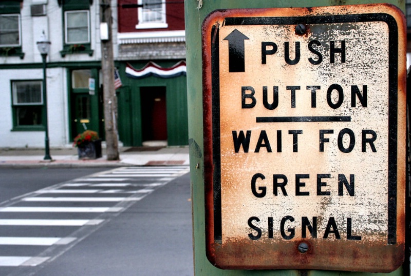Push Button and Wait