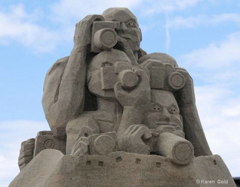 Sand sculptured Photographers