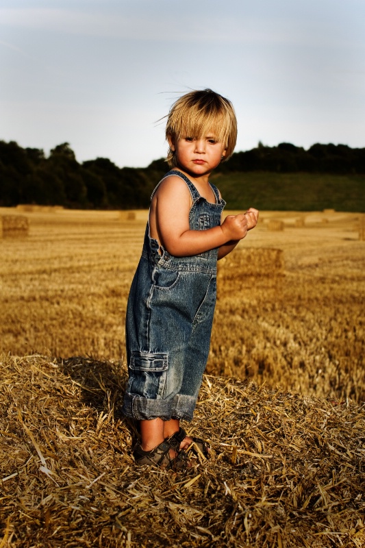 little farmer boy!
