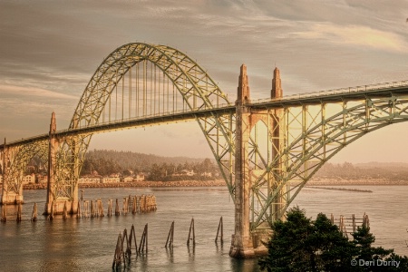 Newport Bridge in HDRI