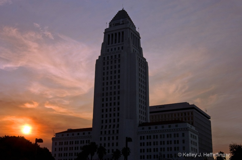 Sunrise at City Hall - ID: 8928129 © Kelley J. Heffelfinger